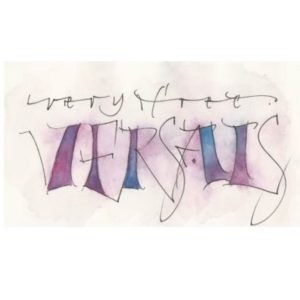 Very Free Versals in calligraphy